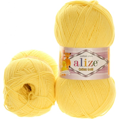 Alize Cotton Gold světle žlutá 187