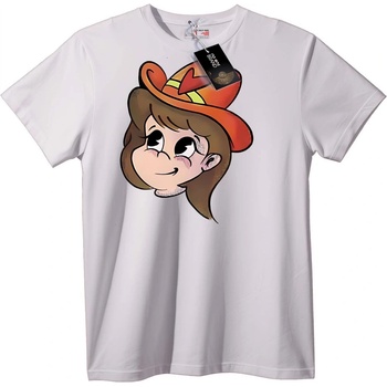 NOONEBRAND Тениска Halloweenска Вещица - M, White
