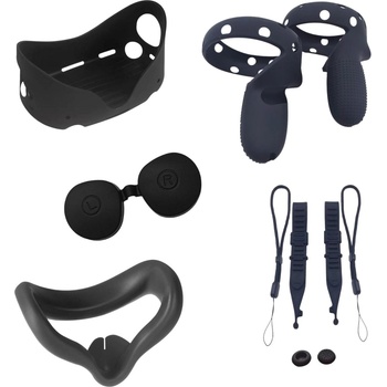 Image 1 of Vortex Virtual Reality Комплект за защита 5 в 1 за Oculus Quest 2 (VVR.ZEST_5_BLK_OQ2.2021)