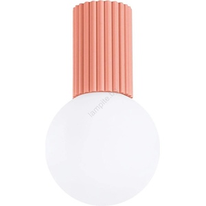 Sollux SL. 1753 - Плафон за баня HALO 1xG9/8W/230V IP44 розов (SLX1466)