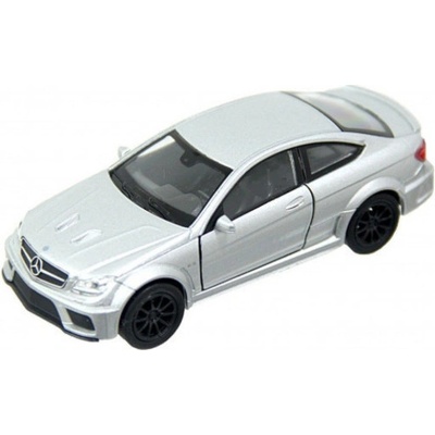 Welly Mercedes Benz C63 AMG Coupe stříbrný 1:34-39