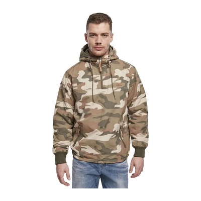 Brandit Мъжко яке ветровка в кафяв камуфлаж Brandit Luke light woodlandBW-9393-107 - Камуфлаж, размер XXL