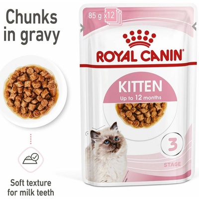 ROYAL CANIN KITTEN v omáčce pro koťata 12 × 85 g