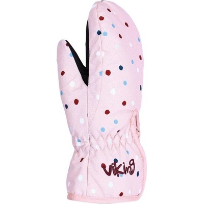 Viking Minnis light dětské rukavice pink/multicolor