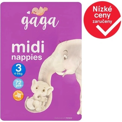 Gaga 3 Midi 4-9 kg 72 ks