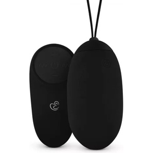 Easy Голямо презаредимо вибро яйце от силикон Big Egg XL черно