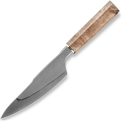 XIN CUTLERY XC141 stabilized maple burl šéfkuchársky nôž 19 cm