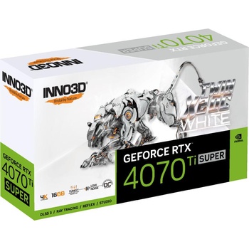 Inno3D GeForce RTX 4070 Ti SUPER Twin X2 16GB GDDR6X OC White (N407TS2-166XX-186156W)