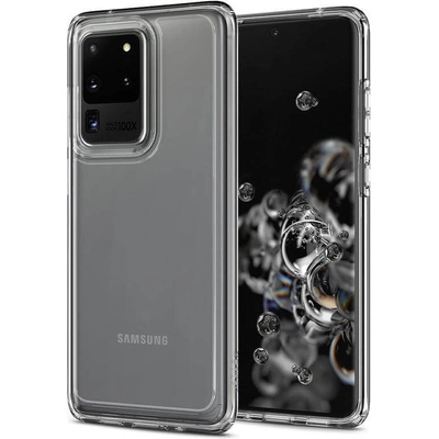 Spigen Crystal Hybrid Case - хибриден кейс с висока степен на защита за Samsung Galaxy S20 Ultra (прозрачен)