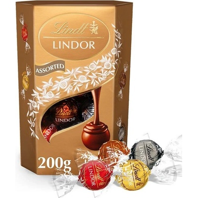 Lindt Lindor Stříbrná směs, 200 g