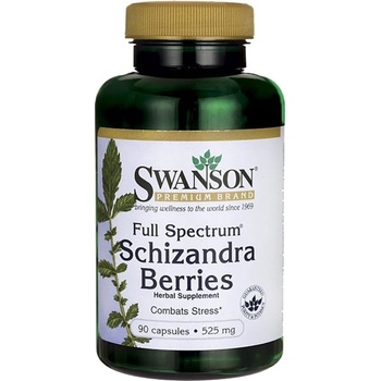 Image 1 of Swanson Schizandra Berries 525 mg [90 капсули]
