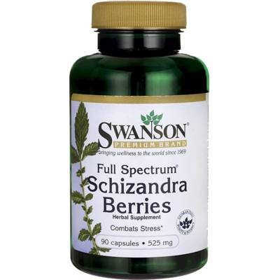 Swanson Schizandra Berries 525 mg [90 капсули]