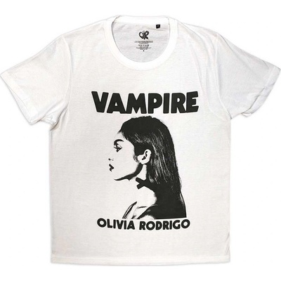 Olivia Rodrigo tričko Vampire biele