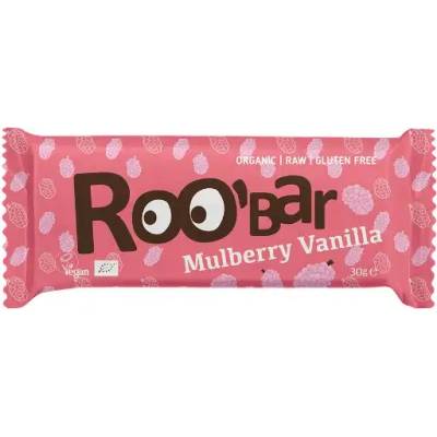 Roo´bar bio tyčinka s bílou moruší a vanilkou 30 g