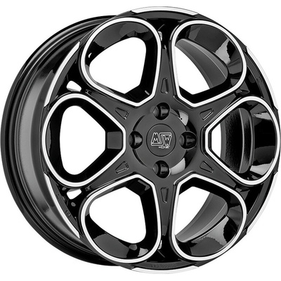 MSW 83 7x17 4x108 ET47 gloss black polished