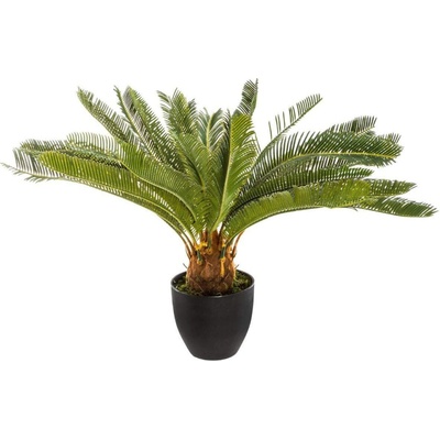 Atmosphera Umělá rostlina v hrnci PALMA CYKAS, sag tree, 72 cm zelený
