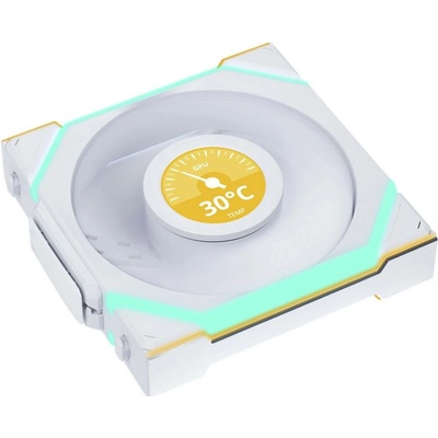 Lian Li UNI FAN SL Wireless LCD 120 Reverse Blade White 12RSLLCD1W1W