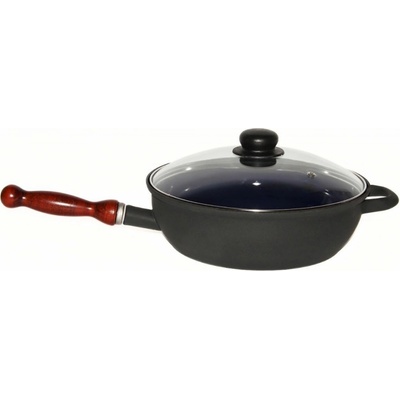 Sfinx Smaltovaná panvica s pokrievkou a dreveným držadlom BSE 26 cm 2,8 l