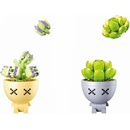 Sluban B1076 Sukulenty v květináči Displej 6 ks