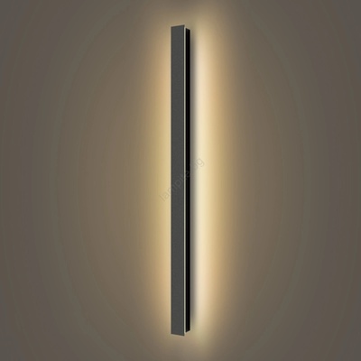 Brilagi - LED външно стенно осветително тяло LINEAR LED/22W/230V 3000K IP65 черен (BG2422)