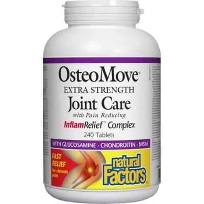 Natural Factors OsteoMove Extra Strength Joint Care 1431 mg [240 Таблетки]