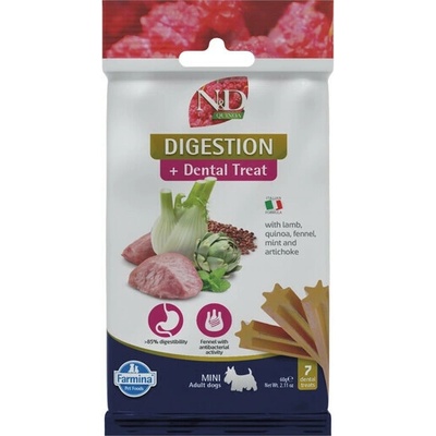 N&D FARMINA Quinoa Dental Treat Digestion Mini 7 ks 60 g