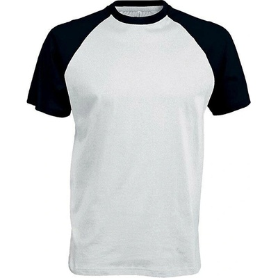 Tričko Baseball bílá černá
