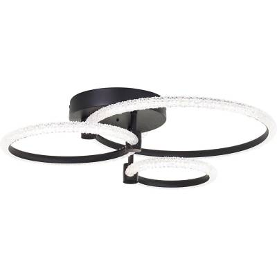 Brilliant - LED димируемо таванно осветително тяло AYDIN LED/34W/230V черно + дистанционно управление (BI0228)