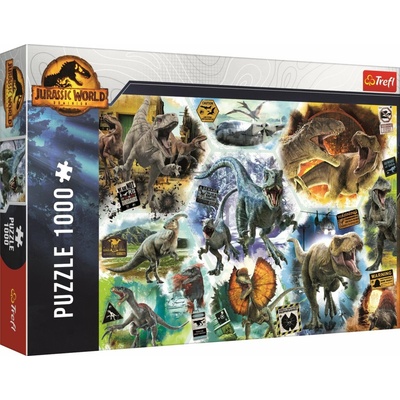 Trefl Po stopách dinosaurů Jurského parku 1000 dílků