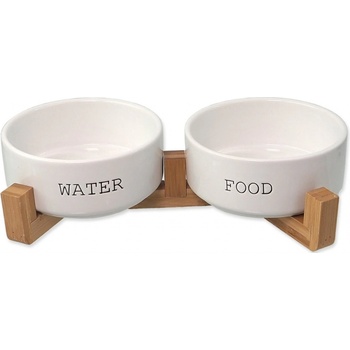 Set DOG FANTASY misky keramické so stojanom 2x 13 x 5,5 cm 400 ml