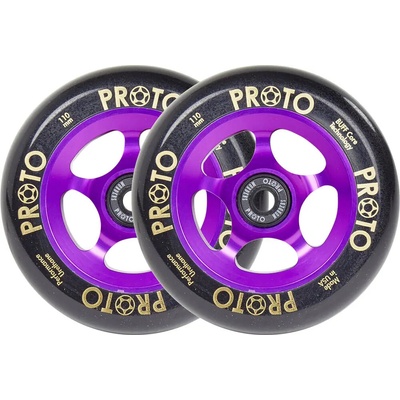 Proto Spoked Grippers 110mm Black On Purple 2 ks