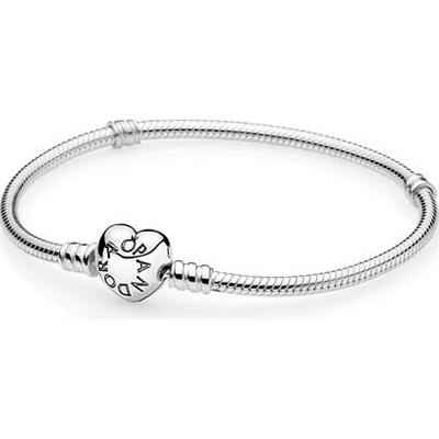 PANDORA Náramok Moments strieborný Srdce 19 cm 590719-19
