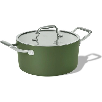 Elmich Nepřilnavý keramický hrnec Vital 18 cm 2 l olivově zelená