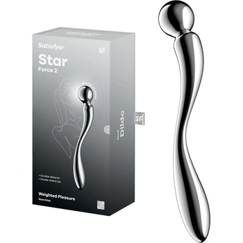 Метално дилдо с два стимулиращи края, 23, 6см. - Steel Dildo Star Force 2 (D-244937)