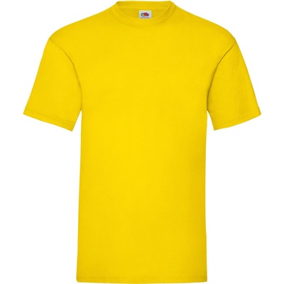 Fruit of the Loom Мъжка тениска с къс ръкав fruit of the loom valueweight - жълта m (16103620002)