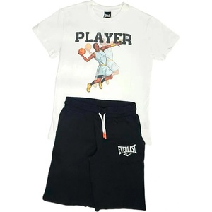 Everlast Short sleeve set - White / Black (Off White/Black 05)