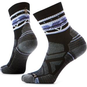 Smartwool Дамски туристически чорапи Smartwool Women's Hike LT Cushion Zig Zag Valley Mid Crew Walking socks - Black - размер 42-45 (EU) (201-6750-0413)