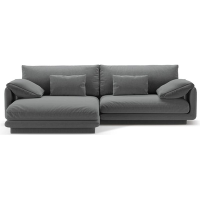 Micadoni Тъмносив ъглов диван (ляв ъгъл) Torino - Micadoni Home (MIC_LC_211_F1_TORINO6)