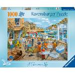 Ravensburger Пъзел Ravensburger от 1000 части - Рибарски живот (12000161)