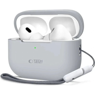 Tech-Protect Силиконов калъф Tech-Protect за Apple AirPods Pro 1 / 2 - Сив (5906302313679)