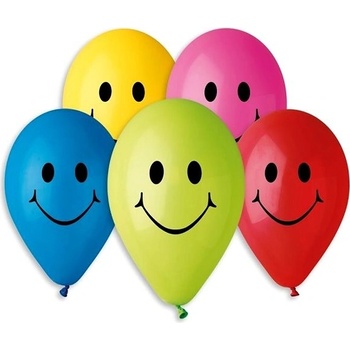 Smart Balloons balónek 9 potisk Smile 10 cm