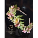 Radi handmade Диадема с розови хортензии (1018)