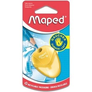 Maped Острилка, перфоратор с една дупка, контейнер, лява ръка, MAPED "I-Gloo", смесени цветове 032210 (032210)
