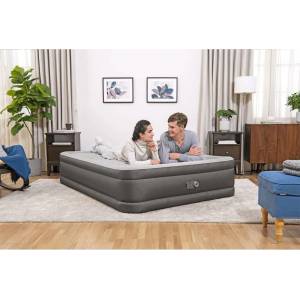 Bestway Fortech Надуваемо легло с вградена помпа 203x152x46 cм (3202700)