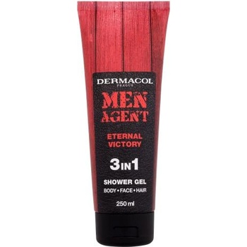 Dermacol Men Agent Eternal Victory 3in1 Shower Gel душ гел за тяло, лице и коса 250 ml за мъже