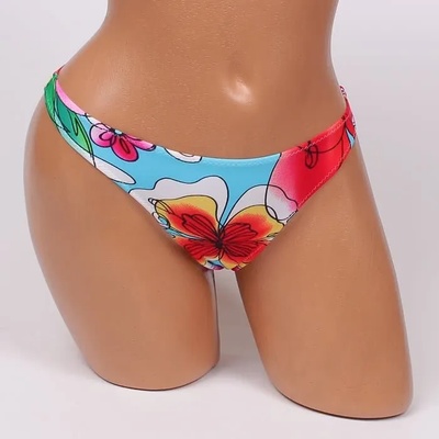 Монокина тип прашка с цветя в пъстри цветове