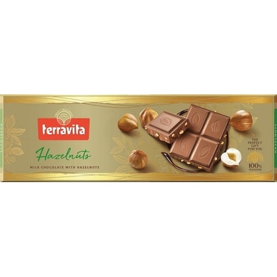 Terravita Mliečna s lieskovými orieškami 225 g