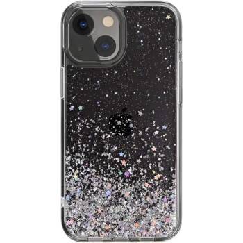 SwitchEasy Starfield Case - дизайнерски хибриден удароустойчив кейс за iPhone 13 mini (прозрачен)