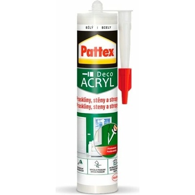PATTEX Praskliny, stěny a stropy, bílý, pružný tmel 280 ml – Sleviste.cz
