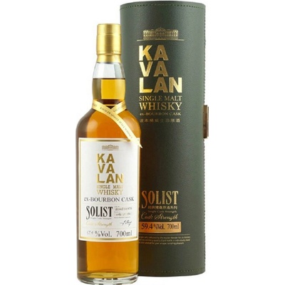 Kavalan Solist Bourbon 57,1% 0,7 l (tuba)